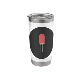 A LED light-emitting diode Graphic Design by Daniel Triana Stainless Steel Insulated Tumbler