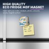 1 x Square MDF Fridge Magnet - World Map Ukraine