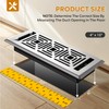 Floor Register 4x10, Heavy Duty Walkable Steel Floor Vent Covers,