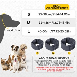Dog Earmuffs, Earmuffs, Noise Protection, Earmuffs, Dog Hearing Protection, Dog Headband for Anxiety Relief, Calming Hoodie for Dogs, Neck and Ear Warmers, Calming