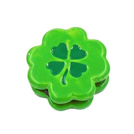 Shamrock Porcelain Hinged Trinket Box
