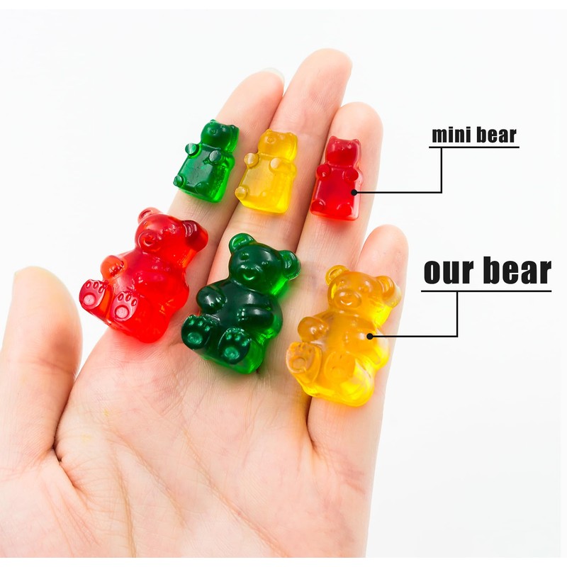 WARM TIME Large Gummy Bear Mold Candy Molds, Non-Stick Silicone
