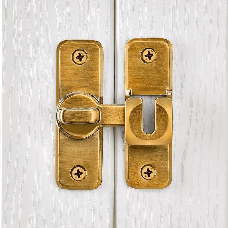 INIRET 2 Packs Enhanced Security Flip Latch Lock - Heavy-Duty