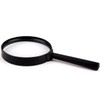 1Pc Black Magnifier for Reading Tool Hand Held Magnifying Glass