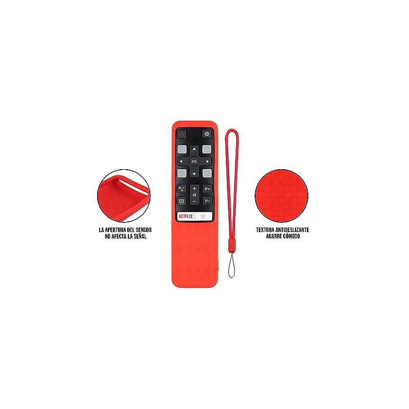 CONTROL EXPERT Funda para Control TCL RC802V Case Silicon Smart