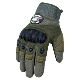 MNEX PRO FIGHTING LIMITED Touchscreen Hiking Gloves for Men - Motorcycle Gloves - Outdoor Sports Gloves Camping Climbing (Green, S)
