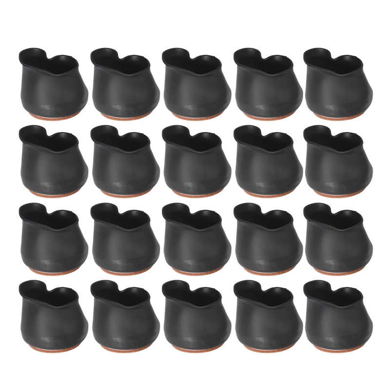 20 Pcs Chair Leg Floor Protectors Silicone Anti Slip Abrasion