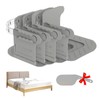 4 Pcs Bed Sheet Holder with Sheet Tucker Tool, No-Slip