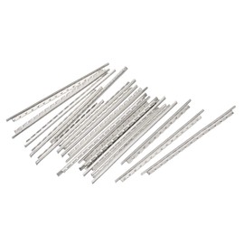 MECCANIXITY Ukulele Fret Wire Fretboard 18 Fret 1.6mm Silver Tone for Fingerboard Replacement, Pack of 18