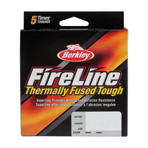 Berkley FireLine® Superline, Smoke, 4lb | 1.8kg, 1500yd | 1371m Fishing Line, Suitable for Freshwater Environments