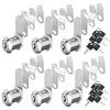 Herbst Pack of 6 Letterbox Lock 20 mm with 4