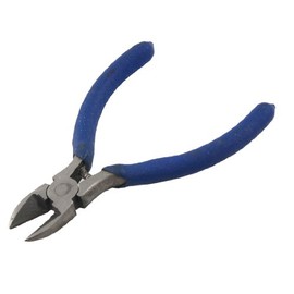 IIVVERR Blue Grip 4.5" Long Side Cutter Diagonal Wire Cutting Pliers Nippers (Blue Grip 4.5' 'Cortador lateral largo Alicates de corte de alambre diagonal Pinzas