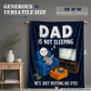 Ao Yee ZGL Fun Father Resting Flannel Blanket,Novelty Dad Gifts