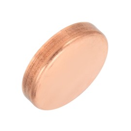 PATIKIL 3-1/8 Inch ID Copper Pipe End Cap, Copper Fitting Cap Sweat Plug Solder Connection for Plumbing HVAC Air Conditioner