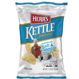 Herr's 7.75oz Herr's Kettle Cooked Boardwalk Salt & Vinegar Flavored