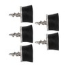 5 PCS Golf Ball Suction Cup Silicone Zinc Alloy Golf