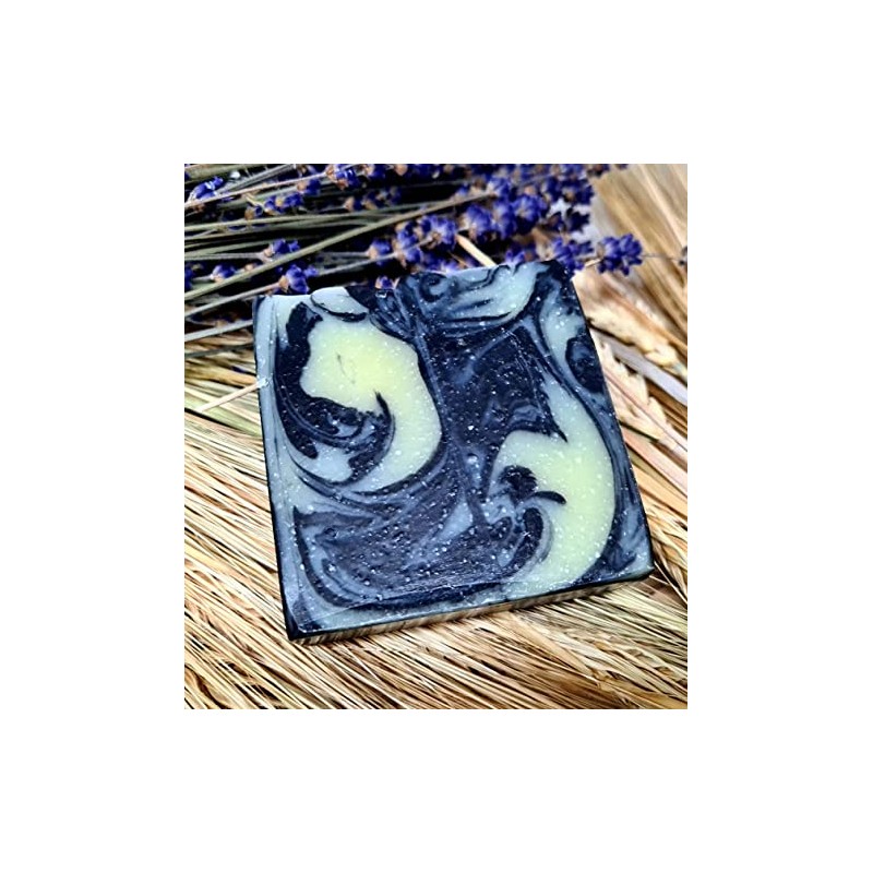 Landseife Activated Carbon Care - Swirl Edition - Handmade Organic