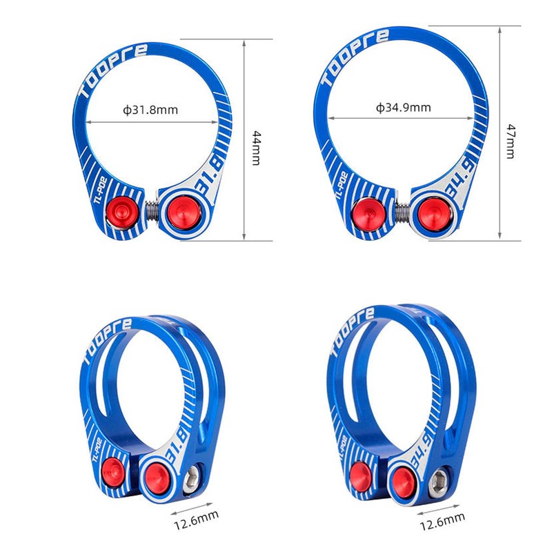 HOUSON Morsetto reggisella per bicicletta, pieghevole, mountain bike, bici da