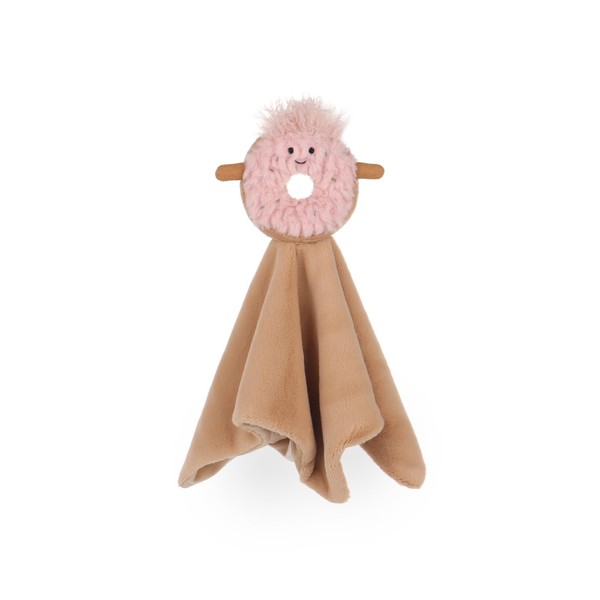 Apricot Lamb Delicious Donut Security Blanket for Babies, Soft Loveys