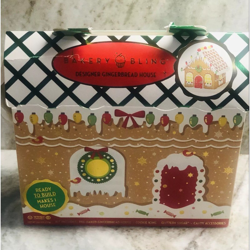 Bakery Bling Ready to Biuld Designer Gingerbread House Kit:26.4oz/749