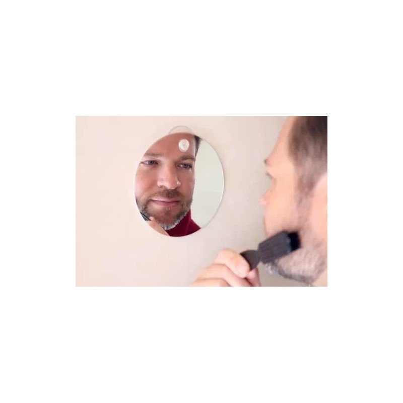 Q-BICS Espejo Antivaho Para Ducha Q-bics, Rectangular Y Redondo,