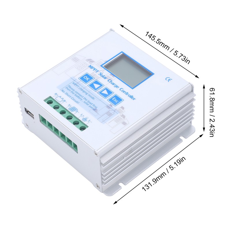 MPPT Solar Charge Controller Panel Regulator Universal Fully Automatic 30A