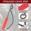 Romon Bicycle Chain Whip, Bicycle Chain Disassembly Tools Kit with