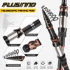 PLUSINNO Fishing Rod and Reel Combos, Toray 24-Ton Carbon Matrix