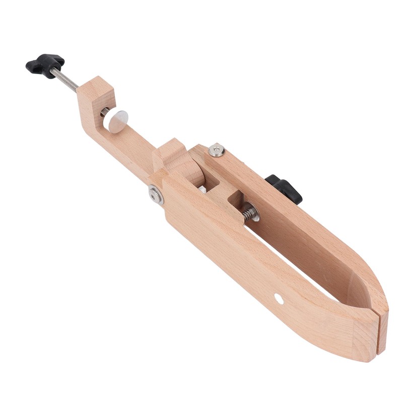 Hand Sewing Clamp with Hex Wrench Beech Wood Desktop Rotatable