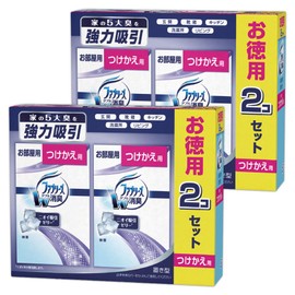 Febreze Air Freshener for Rooms, Stationary Type, Unscented, Replacement, 4.6 oz (130 g) x 4 Packs