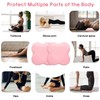 MBHKRRS 2 Pack Yoga Knee Pads Mat Set - Extra