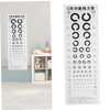 Gatuida 3sets Vision Chart for Eye Testing Visual Exam Chart