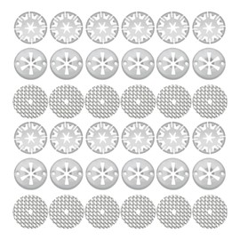 36 Pieces Heat Protection Plate Repair Kit for Car, 30 mm Clamp Plate Heat Shield, 50 mm Repair Plate, Heat Shield Repair Kit for Most Automotive Spacer Front Trim