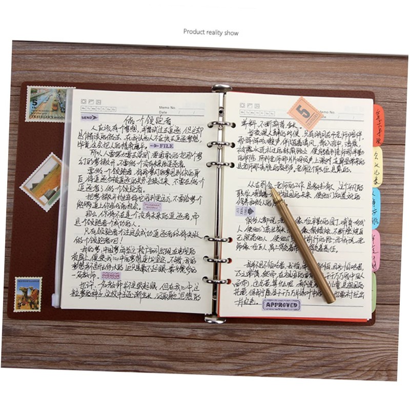 Operitacx Pack of 12 Notebook Refill Tabs Refill for Spiral