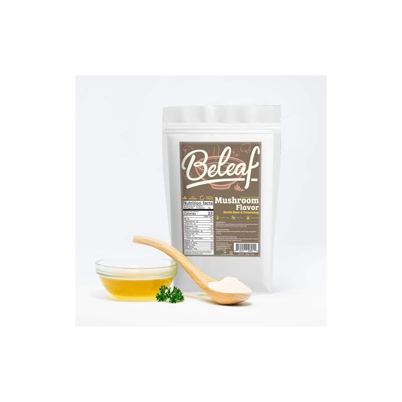 BELEAF Plant-Based Seasoning (16 Ounce (Pack of 1), Mushroom)