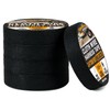 CHUANGDANG Black Wiring Harness Electrical Tape,19mmx15m,5-Pack,High Temp Fabric Cloth Tape