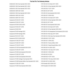 Tusk Kickstand Silver for Husqvarna FE 350 2017-2022