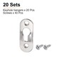 DTGN 37 x 14mm Keyhole Hanging Plate Single Hole Hook