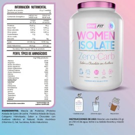 Proteína Aislada BHP SHE FIT Women Zero Carb Sabor Café Caramelo 826g                                                                                 