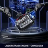 Mould King 10171 Technik V8 Engine Building Blocks Clamping Blocks