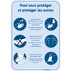 CEP 7010-100 FR Wall Sticker A4 Gestures Barriers