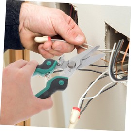 WOONEKY 1Pc Comfortable Handle Electronic Scissor Labor Saving Cable Cutter for Home Industry Light Design Smooth Cutting Safety Buckle Included