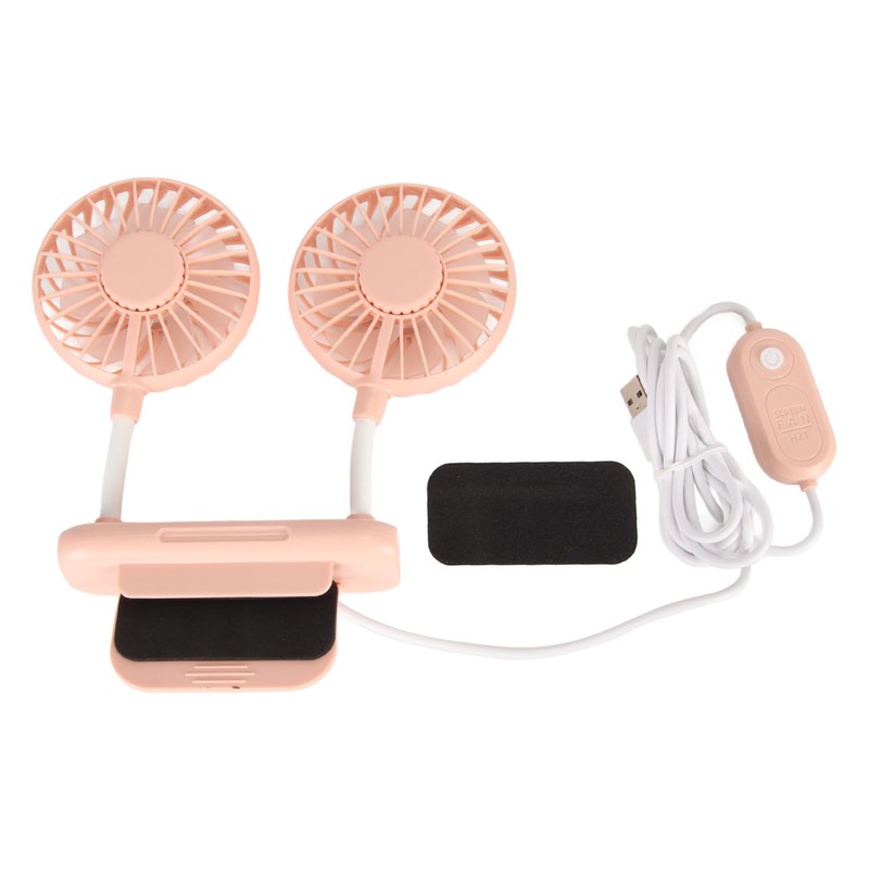 Monitor Fan 2 Heads 3 Speed Modes 6.6ft USB Cable