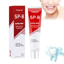 Fengyang® SP-8 Ultra Whitening Toothpaste, Probiotic Whitening Tooth-Paste, Probiotics Bright White Toothpaste, Deep Cleaning Care, Promotes Healthy Teeth