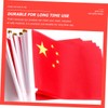 IWOWHERO 50Pcs Handheld China Flags Durable Five Star National Flags