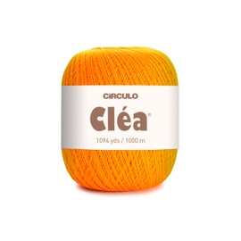 Circulo Clea Yarn - Fine Size 10-8/2 Mercerized Cotton Thread for Crochet & Weaving - 5.3 oz, 1094 yds - Soft Touch, Color: 4156 - Carrot