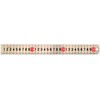 1 Decimal Foot Stainless Steel Ruler, Engineer Scale, 12 Inch