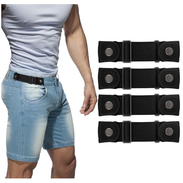 BELTROAD No Buckle Belts for Men Women Side Belt without