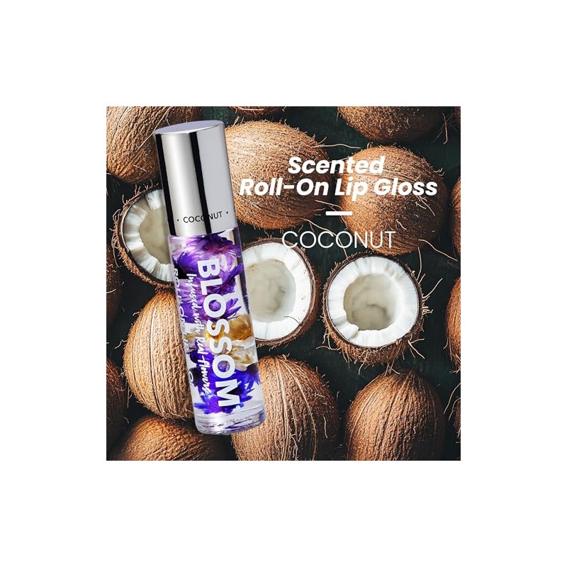 Blossom Roll On Lip Gloss - Coconut
