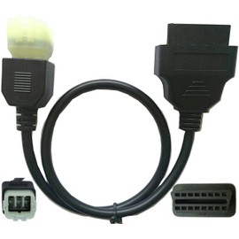 OTKEFDI OBD 6 Pin Cable RC Motorbike Kline and CAN-Bus OBD2 Adapter